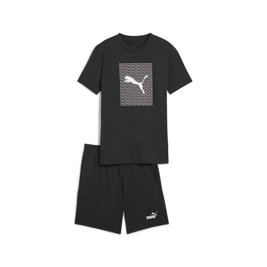 PUMA ESS LOGO LAB TEE AND SHORTS 686300 01