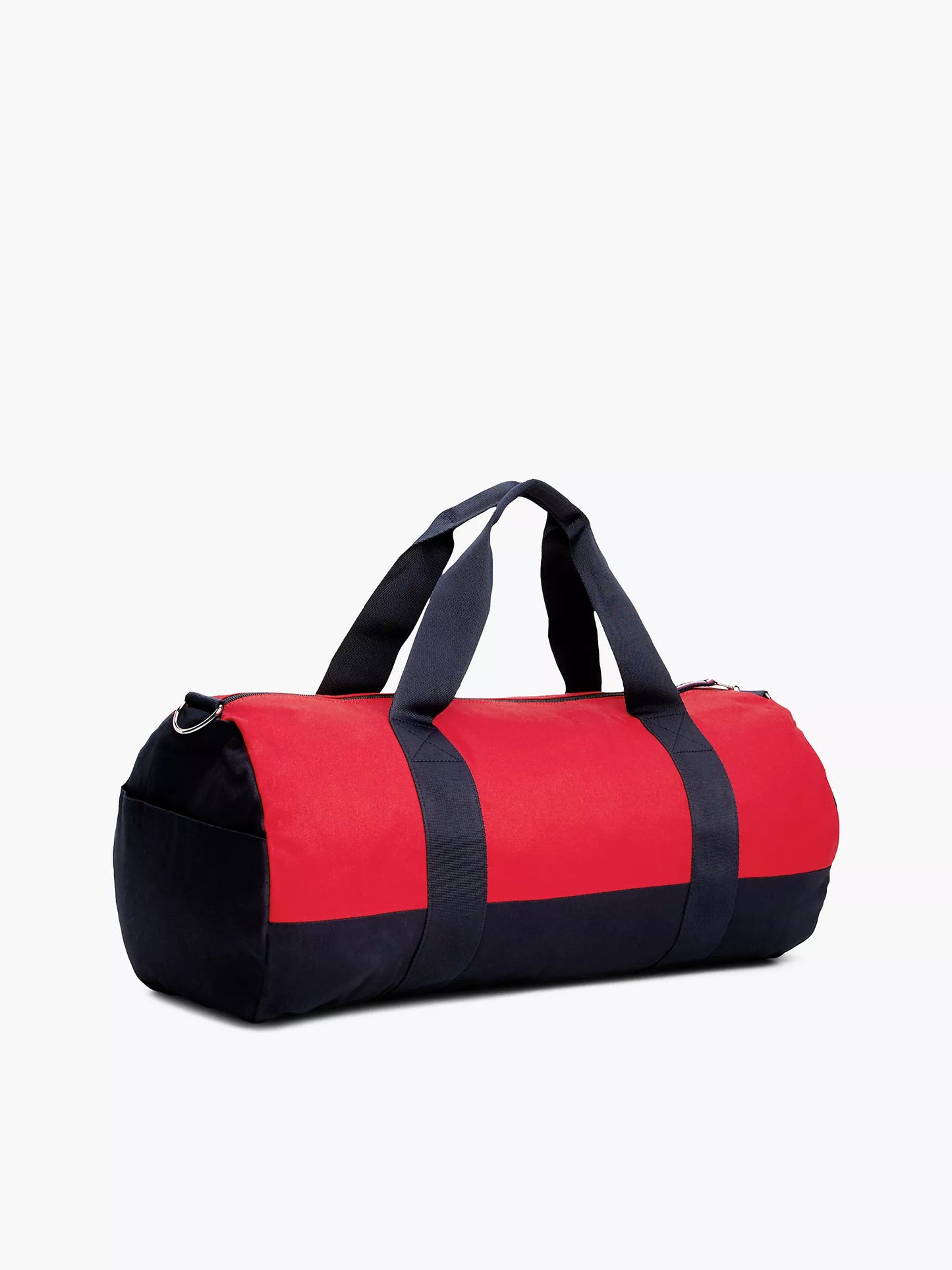 Tommy Logo Colorblock Canvas Duffle Bag