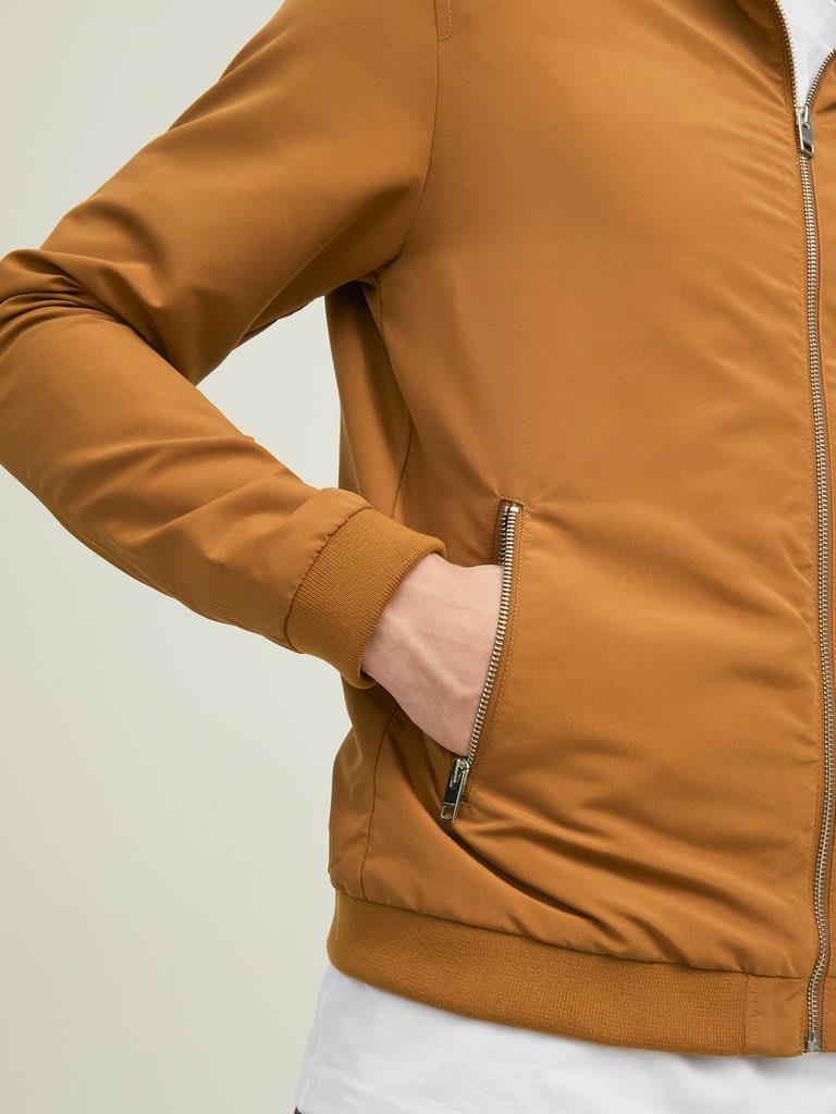 Jack & Jones Mens Jacket Long Sleeve Zip up Polyester Bomber Lightweight 12204277