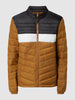 Jack & Jones Quilted jacket with stand-up collar in camel 12211788