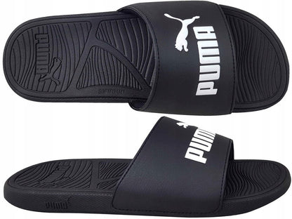 claquette puma noire et blanc  (389110 01)