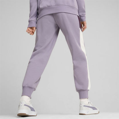 Skinny Warm Female Puma Power Hoodie Fl 681647-30 Purple