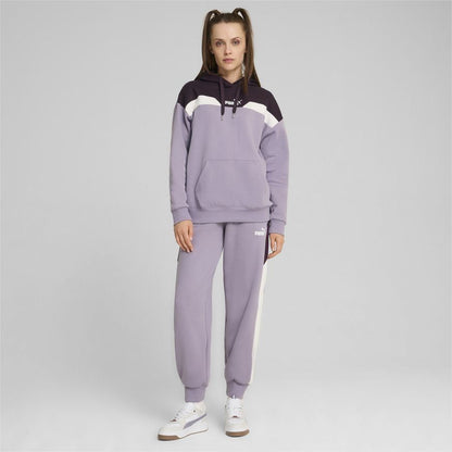 Skinny Warm Female Puma Power Hoodie Fl 681647-30 Purple