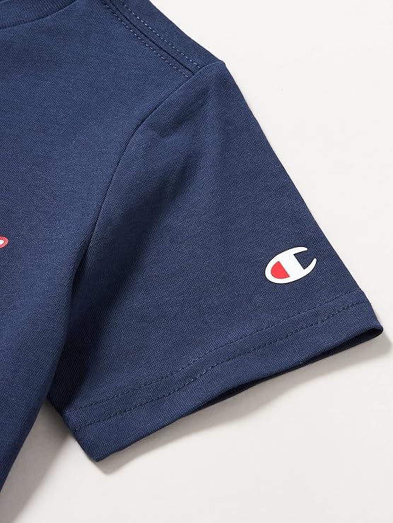 Champion Ensemble enfant avec short d'été 2 pièces bleu 306314 bs503