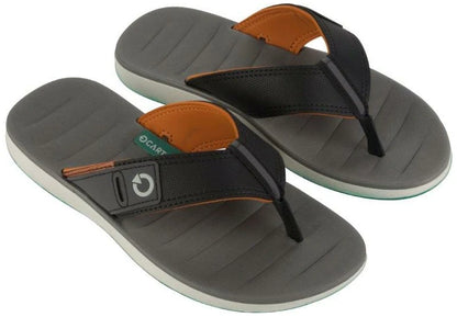 Cartago Malaga Flip Flops 10954 Gray Orange Green AT596