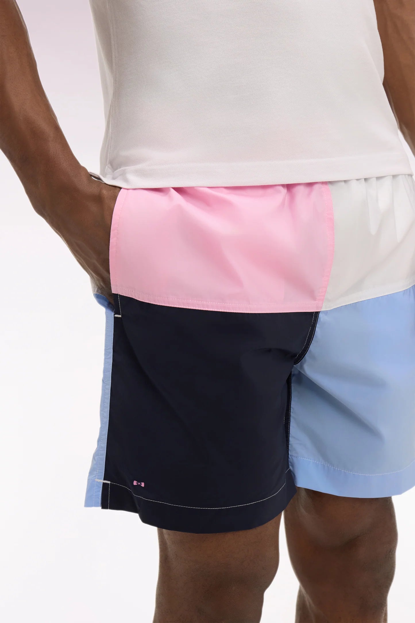 Colorblock swimsuit E26baimb0002 rom