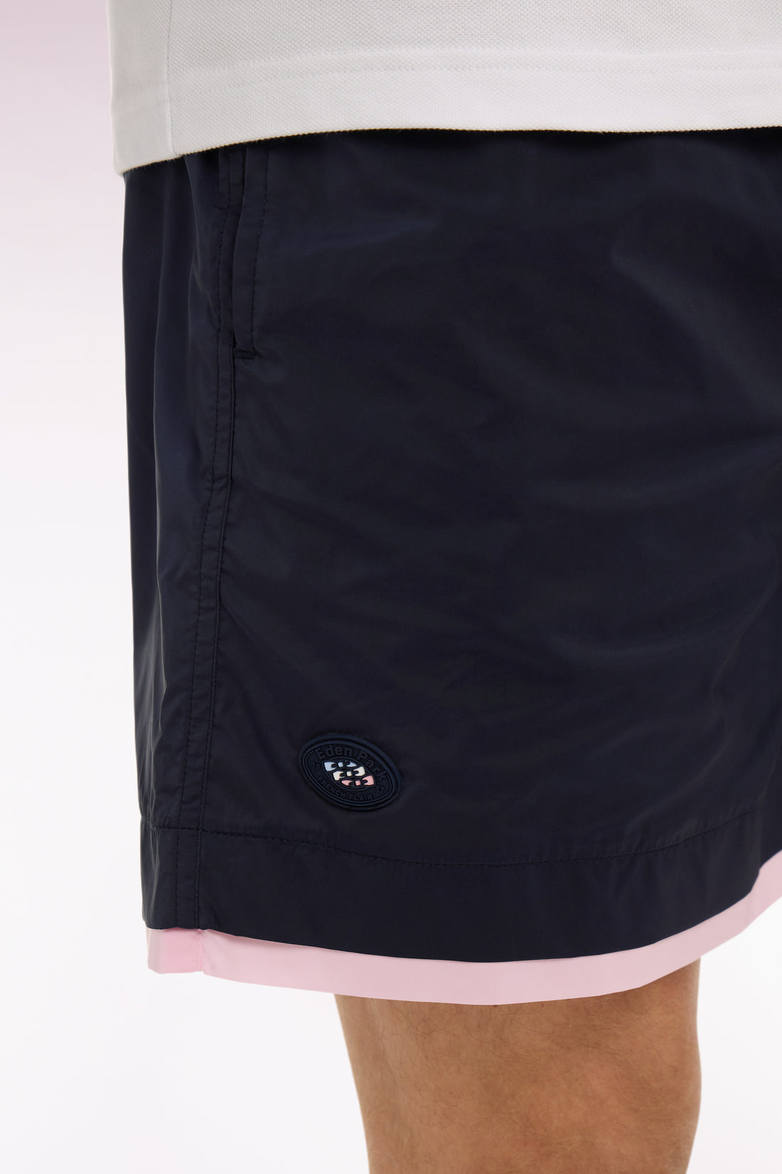 Maillot de bain bleu marine avec passepoil contrastant ,e26nblaimb0009 blf