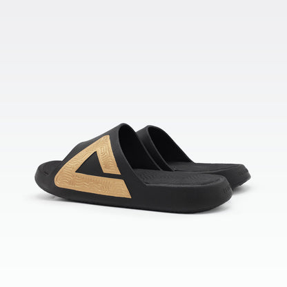 Peak Slippers Black/Gold E92037L