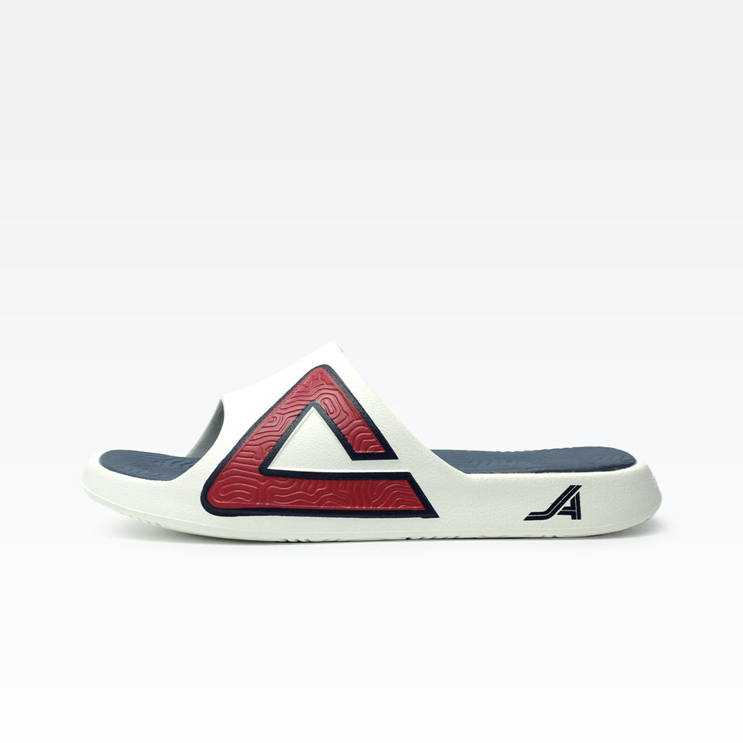 Peak Taichi Sports Slippers Off White/Navy ET42057L-D845