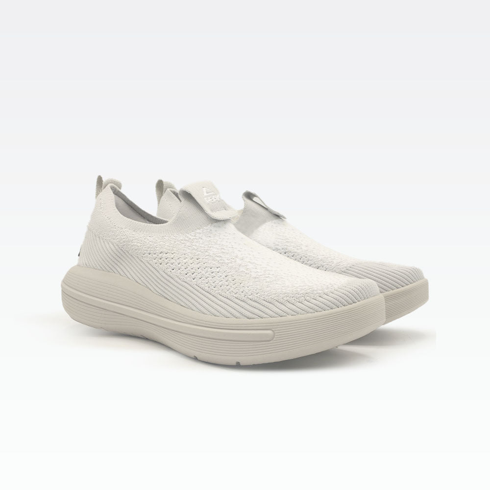 Peak Slip On Shoes White Flower Yarn ET42777J