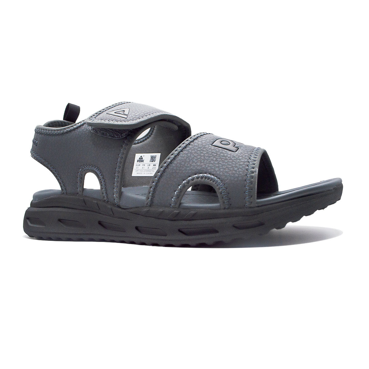 Peak Tiachi Sandals Grey/Black   EW59079L-9D20