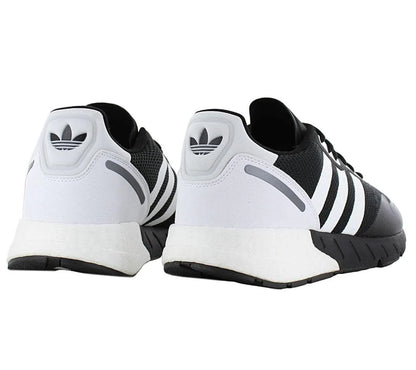 adidas Originals ZX 1K BOOST - Men's Shoes Black-White FX6515