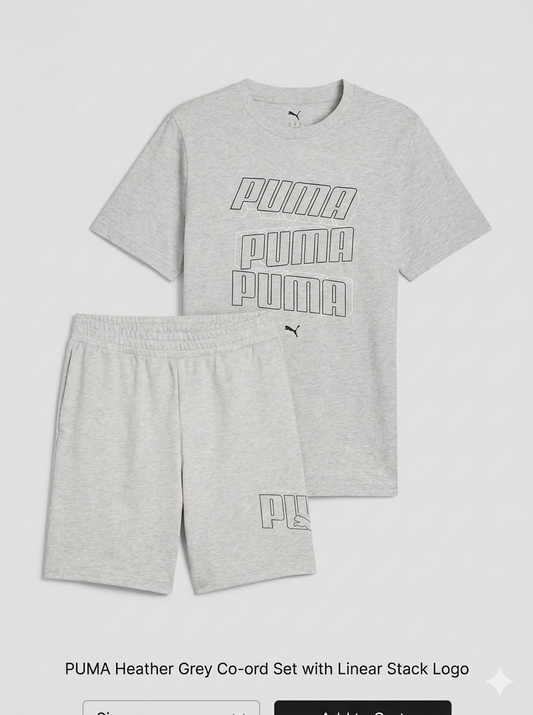 ENSEMBLE Puma pour homme Ess Logo Lab Exec gris 684664 04 684670 04