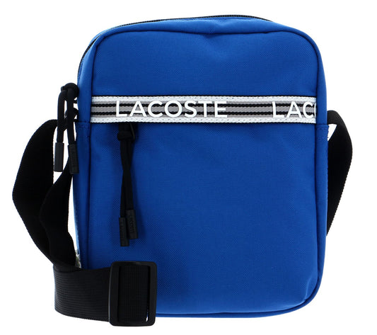 LACOSTE Vertical Camera Bag Royaume Noir Blanc nh4270nz l77