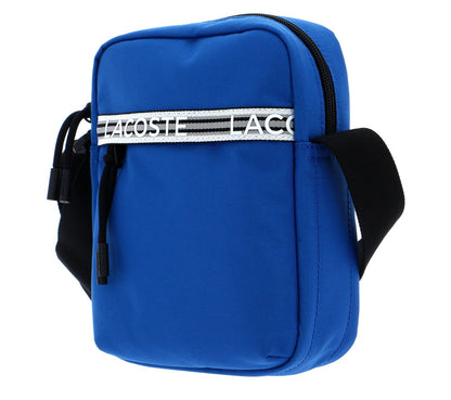 LACOSTE Vertical Camera Bag Royaume Noir Blanc nh4270nz l77