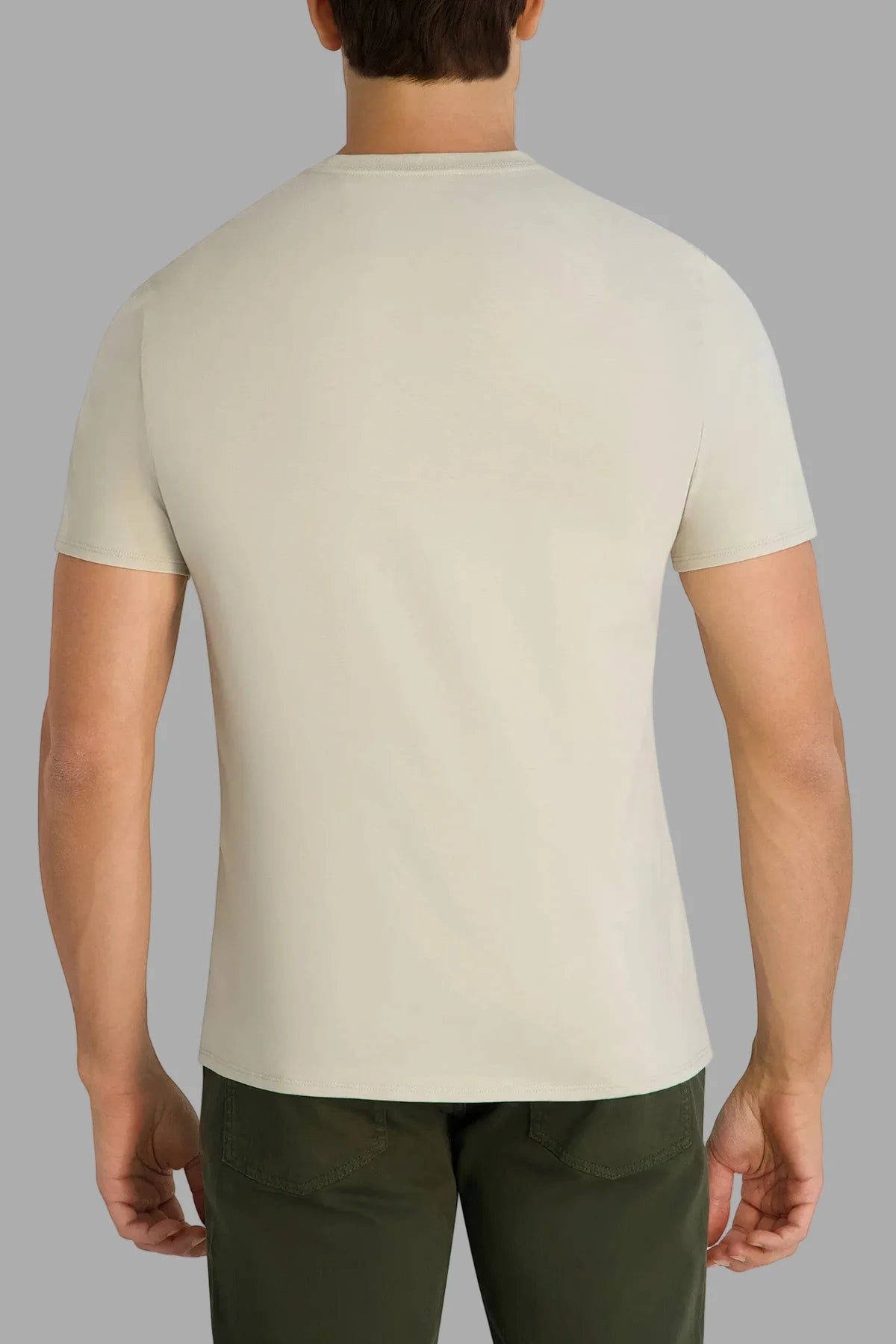 T-SHIRT KARL PIXELÉ  lm6g2044  beige