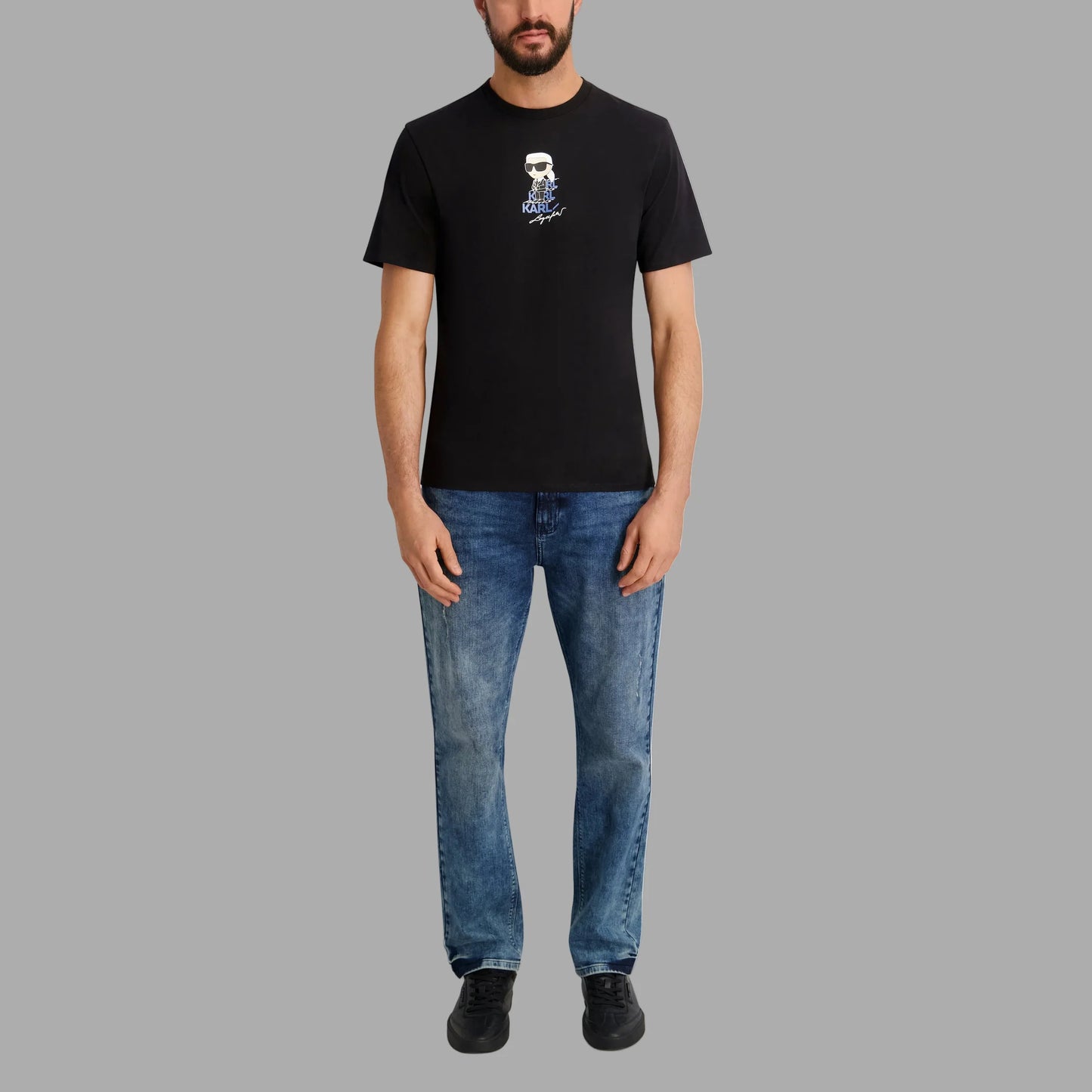 t-shirt FÊTE DES PÈRES KARL TEE lm6g2059 black