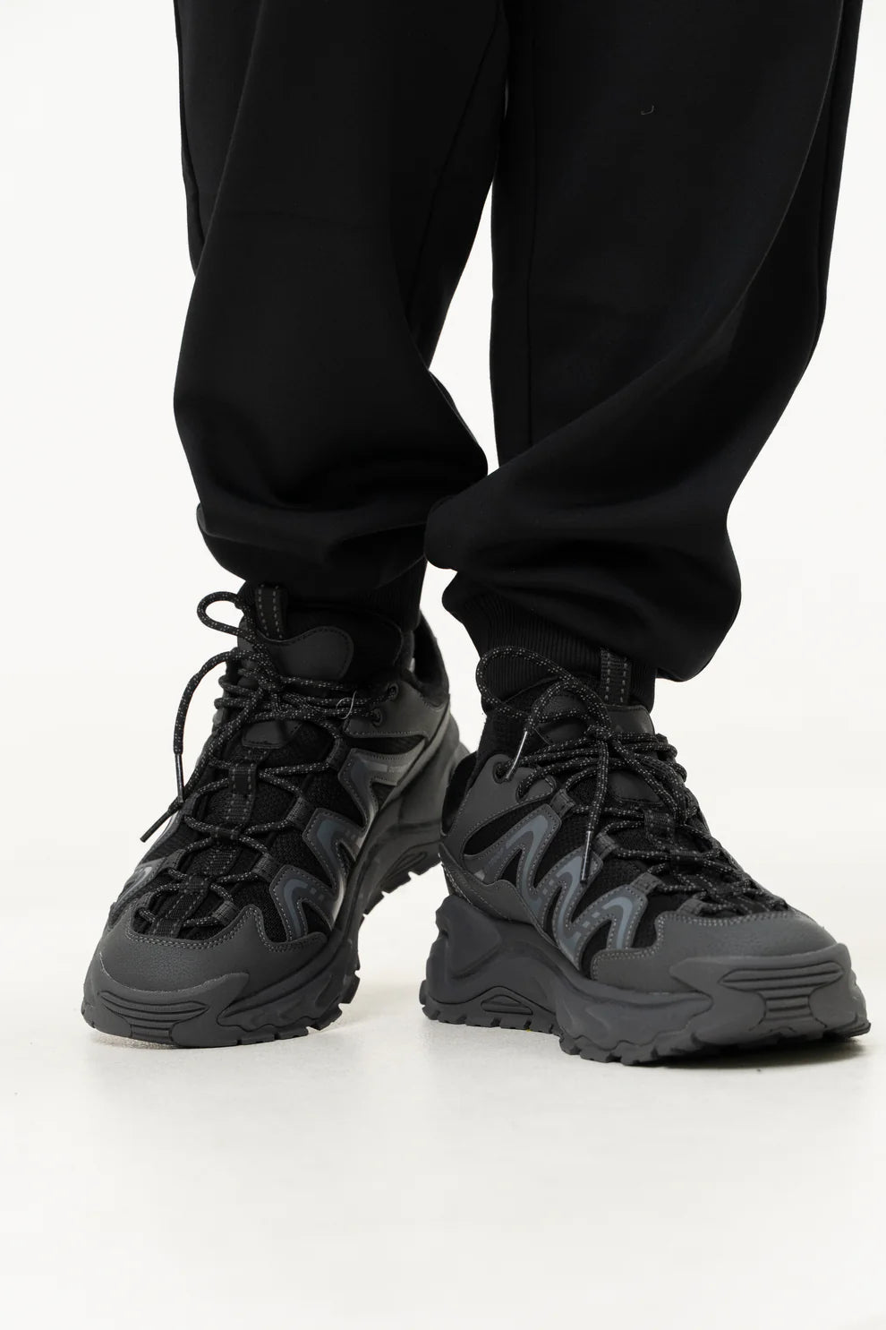 Peak Outdoor Shoes DK GREY/BLACK ET44187G