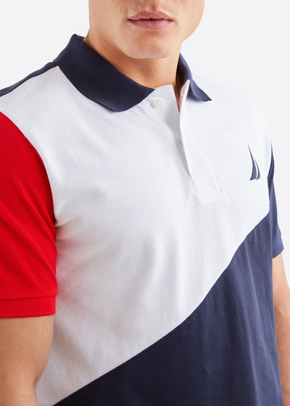 t-shirt nautica bleu et rouge n1i00787(787)