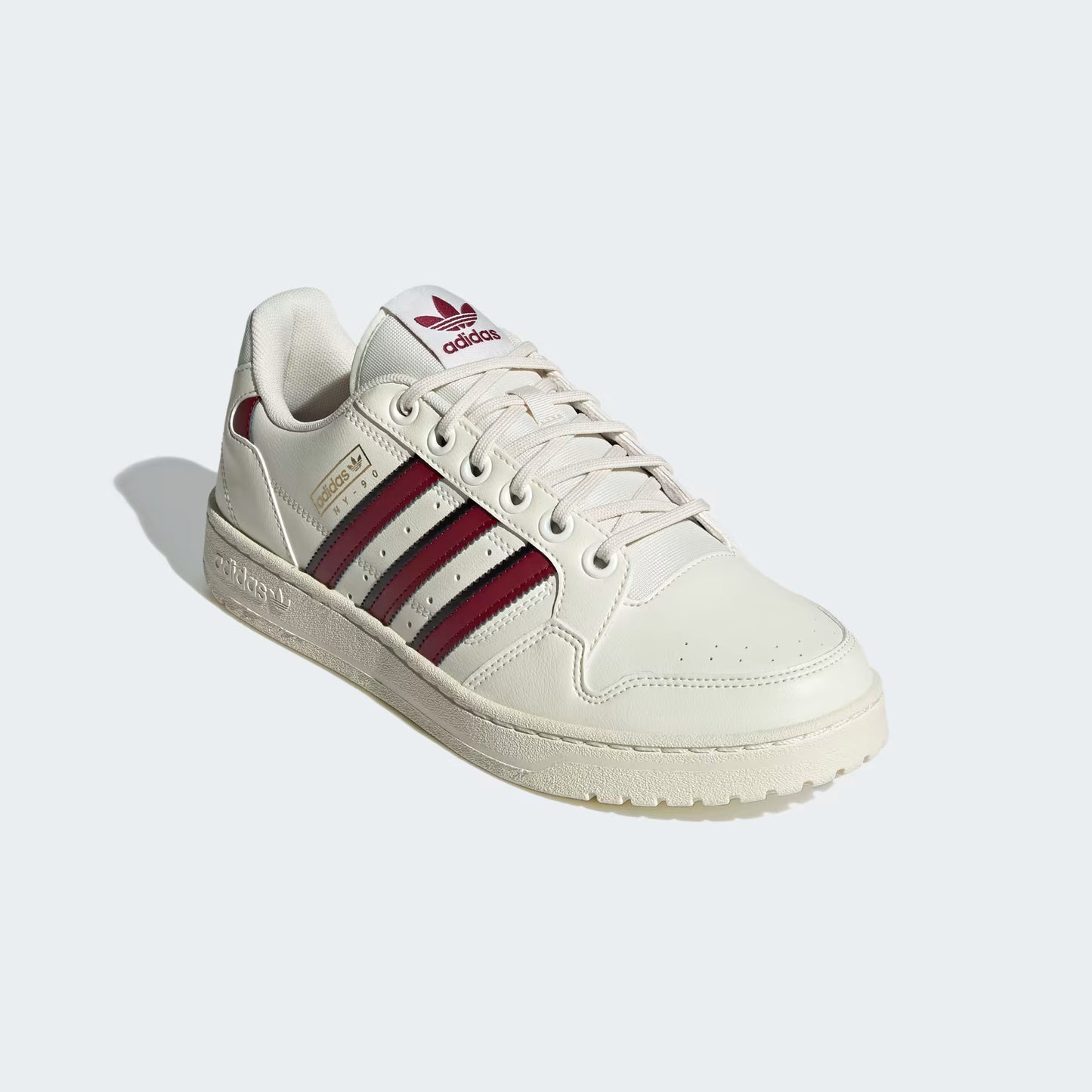 adidas originals NY 90 Shoes BeigeRed H04429