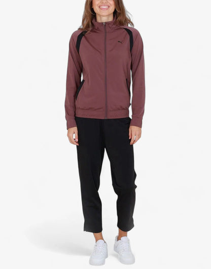 PUMA Classic Tricot Tracksuit Purple/Black 847130-75