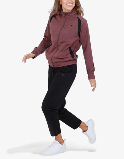 PUMA Classic Tricot Tracksuit Purple/Black 847130-75