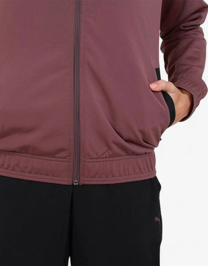 PUMA Classic Tricot Tracksuit Purple/Black 847130-75