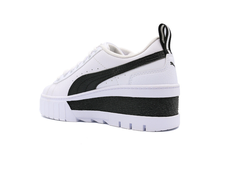 PUMA(WMNS) PUMA Mayze Wedge 'White Black' 386273-01