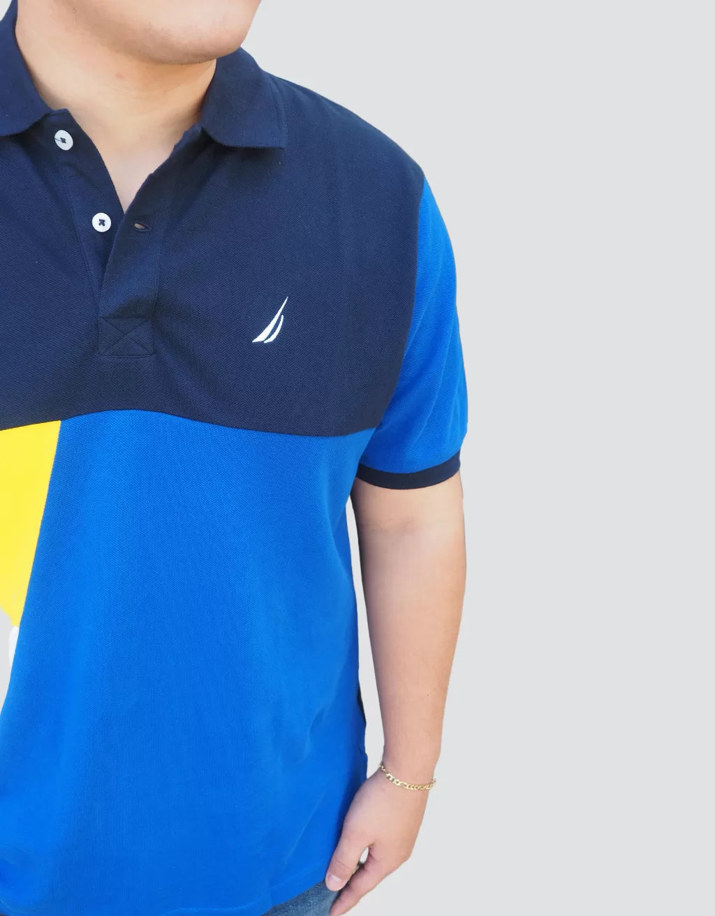 t-shirt Polo Nautica bleu  N1J01557