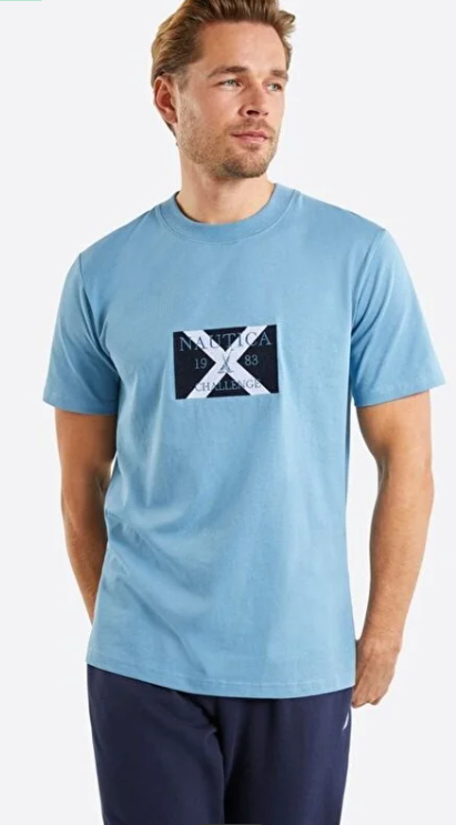 Nautica Men's Blue T-Shirt N1M01713