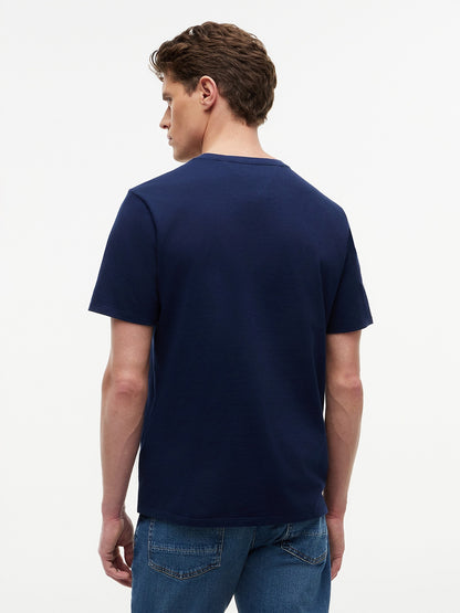 t-shirt tommy hilfiger  xm07429 401 dcc blue