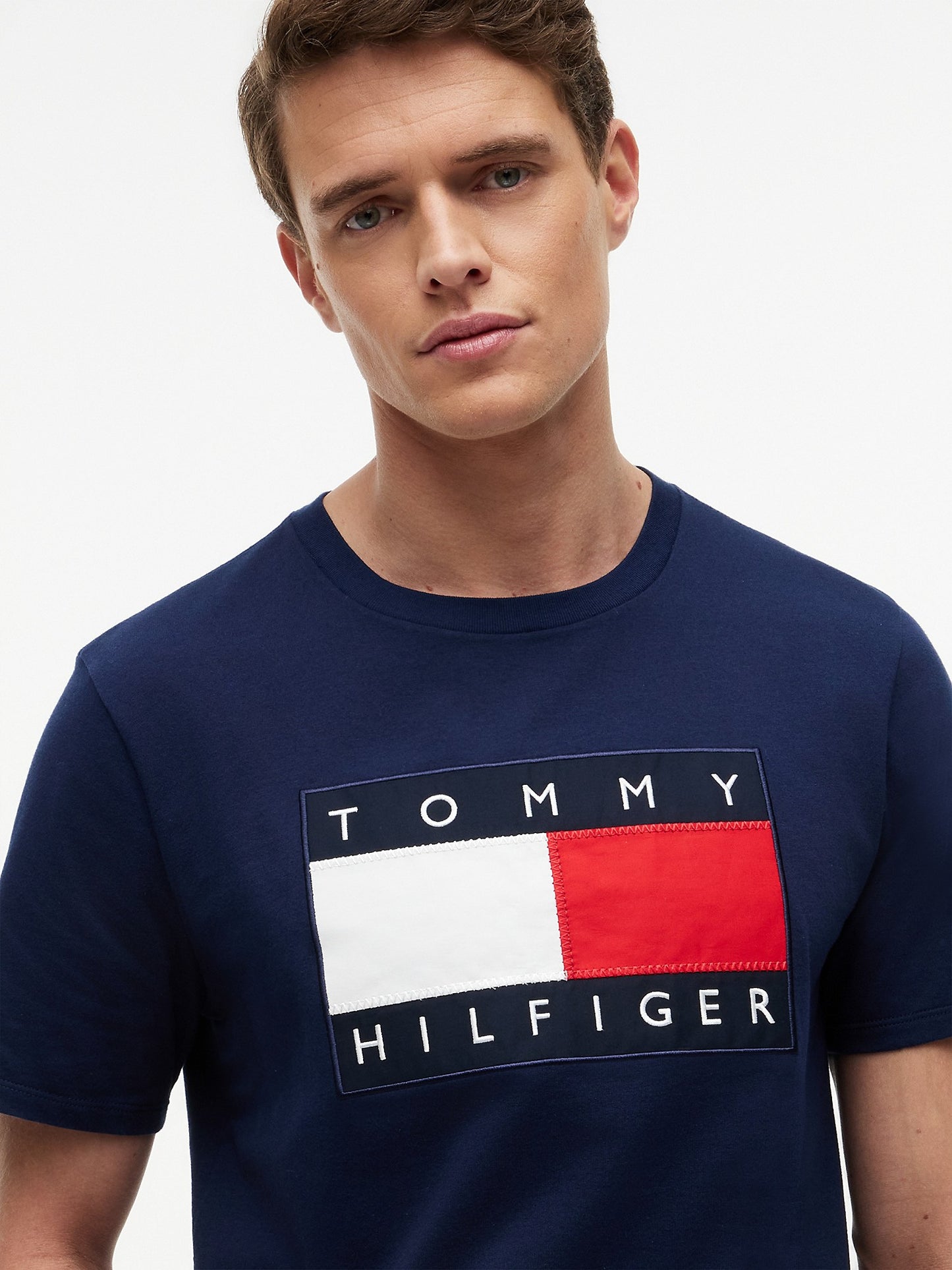 t-shirt tommy hilfiger  xm07429 401 dcc blue