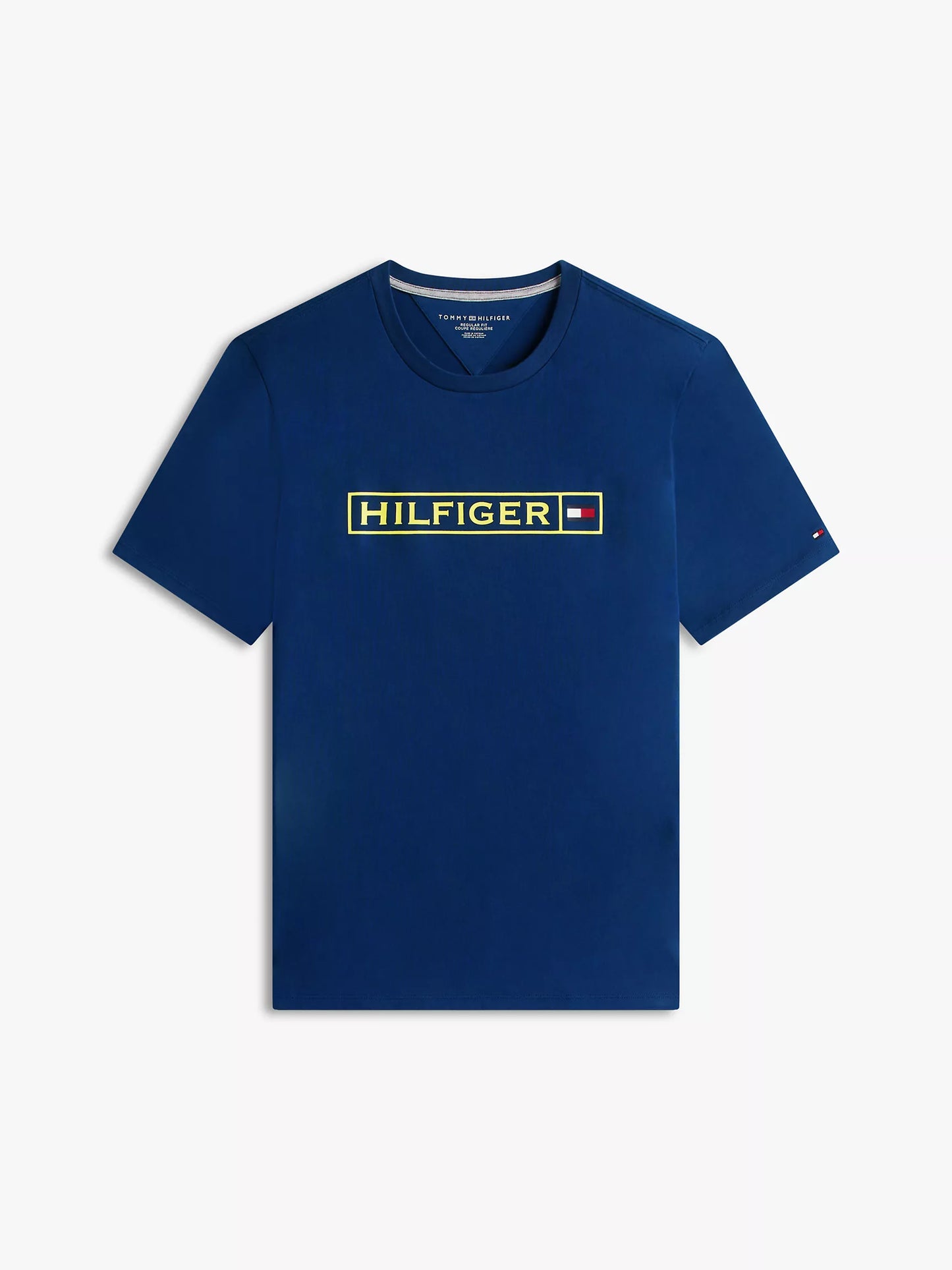 T-shirt Hilfiger Box Logo xm07446 400 dcc blue