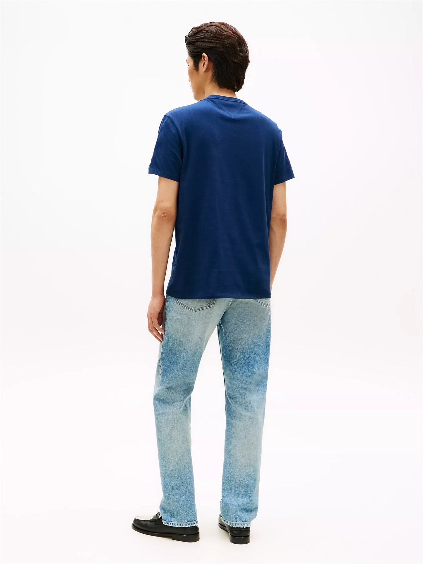 Tommy Varsity Logo T-Shirt xm07447 400  bleu