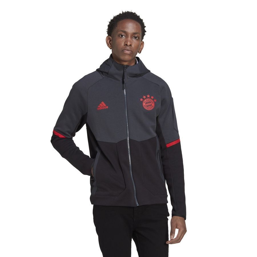 Bayern München Jacket Anthem EU 2022/23 - Black/Night Grey hf1362