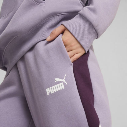 Skinny Warm Female Puma Power Hoodie Fl 681647-30 Purple