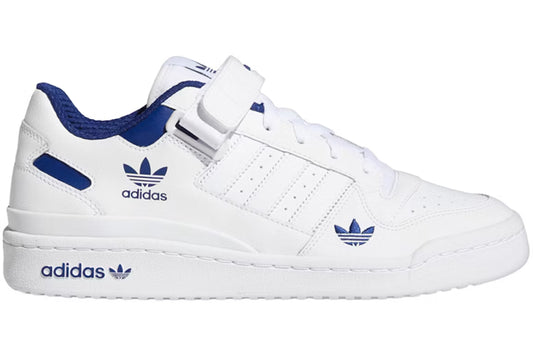adidas originals Forum Low white and blue casual sneakers ho1673