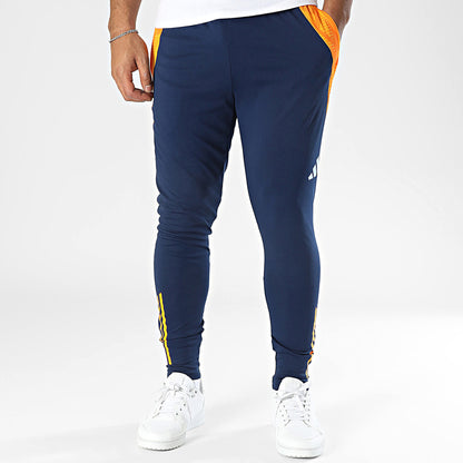 Pantalon Jogging Real Madrid IT5113 Bleu Marine Orange