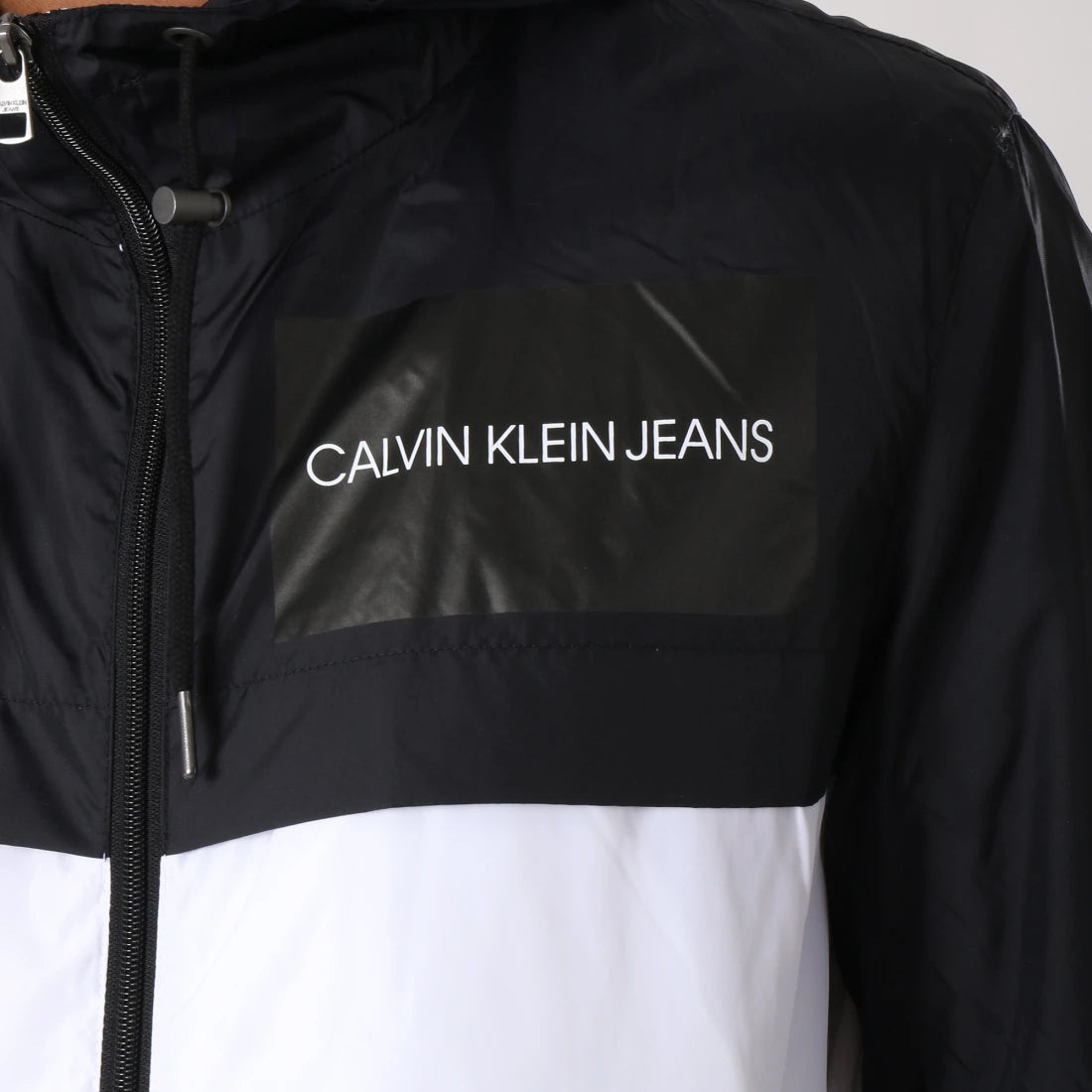 Coupe-Vent Color Block 7781 Blanc Noir J30J307781-112