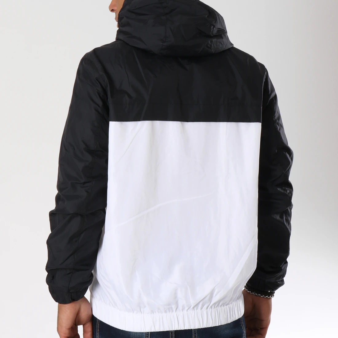 Coupe-Vent Color Block 7781 Blanc Noir J30J307781-112