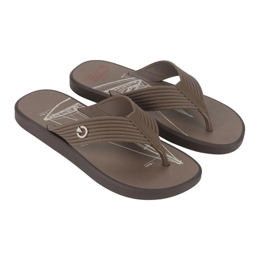 Men's Slipper Carthage Montreal Finger brown/beige (11729 -Ay675)