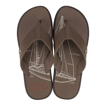 Men's Slipper Carthage Montreal Finger brown/beige (11729 -Ay675)