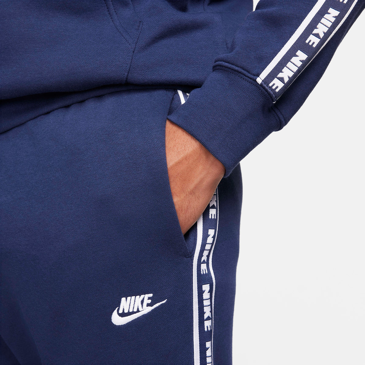 Enssemble nike Club Fleece Tracksuit Midnight Navy/White fb7296-410