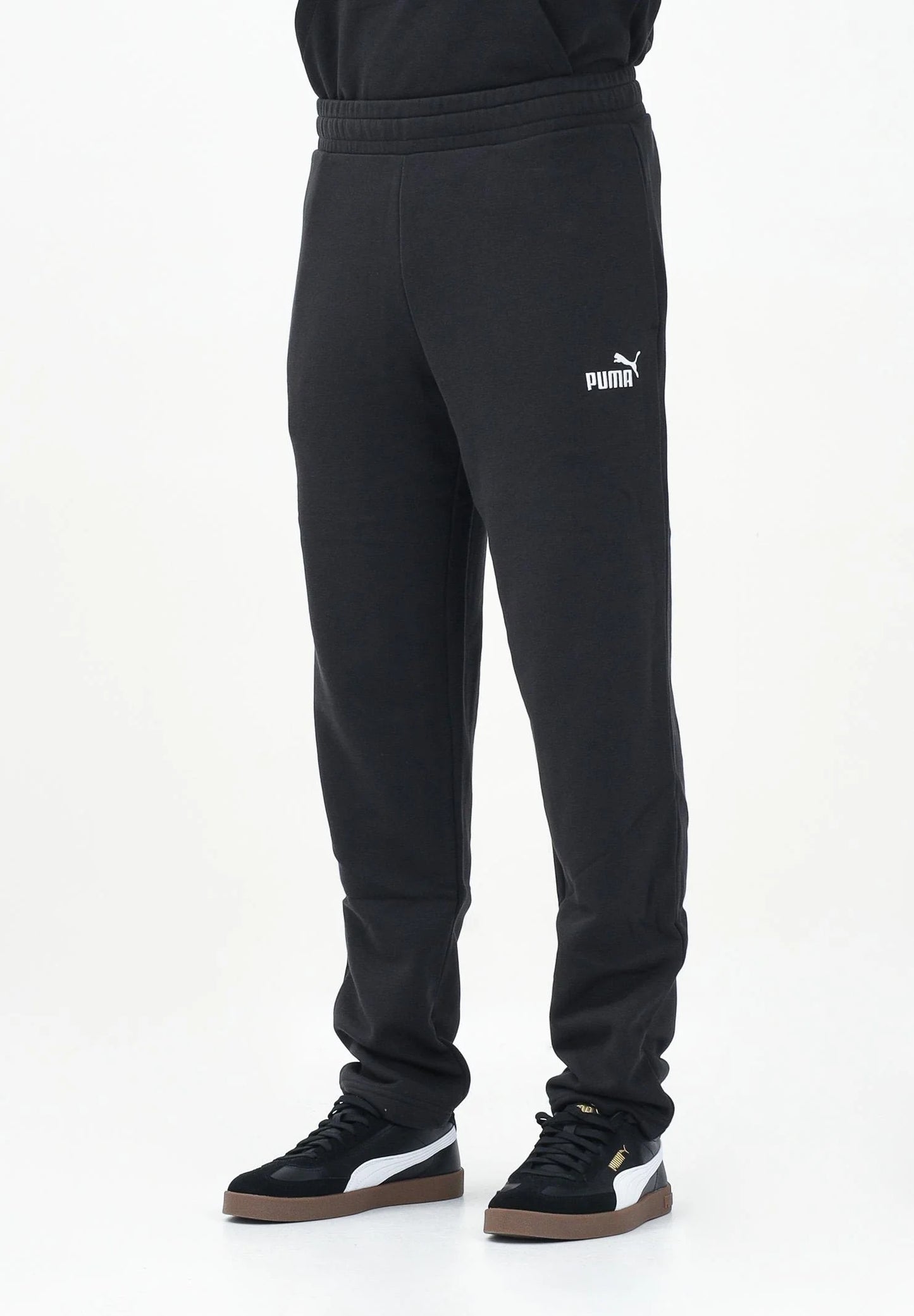PUMA Men's Essentials Tracksuit Bottoms in Black 682612-01