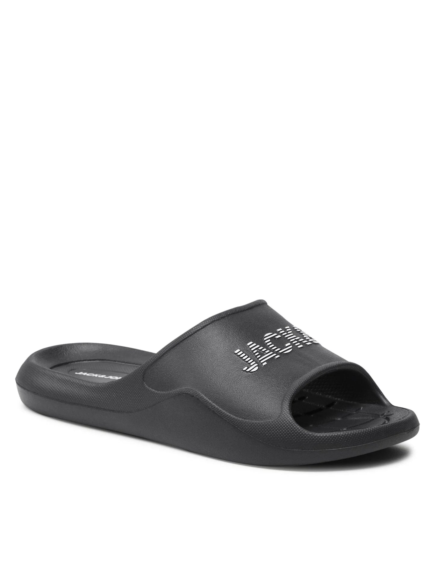 claquette Jack&Jones  plastic noire 12204005