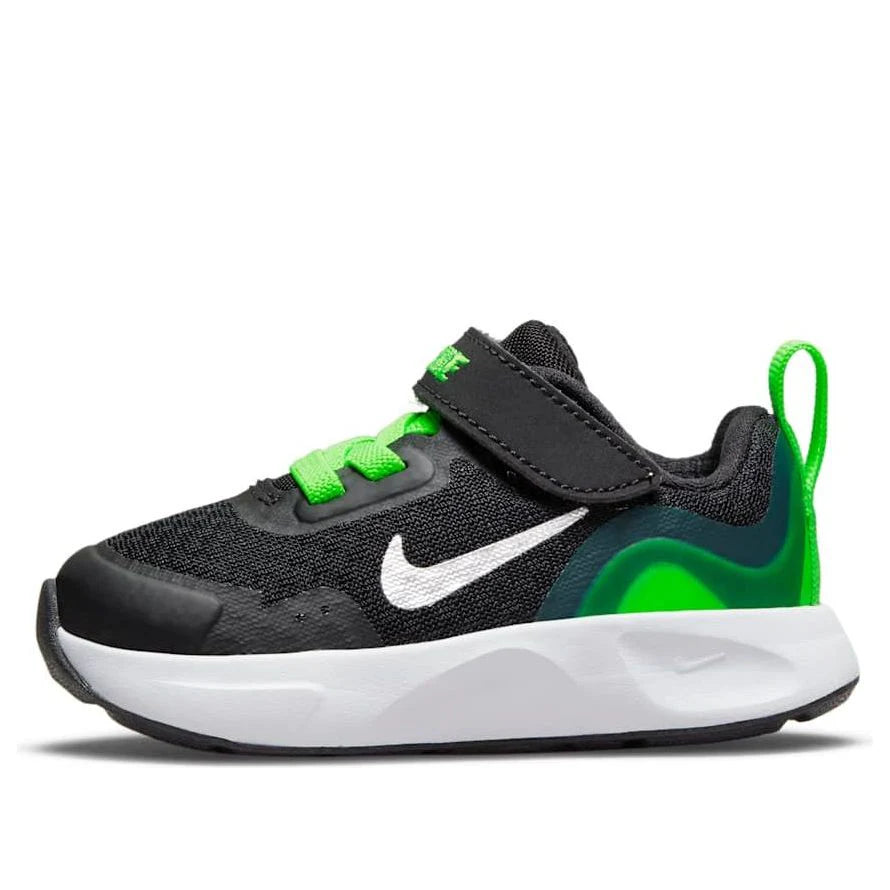 Nike(TD) Wearallday 'Black Green Strike'Baby's cj3818-015