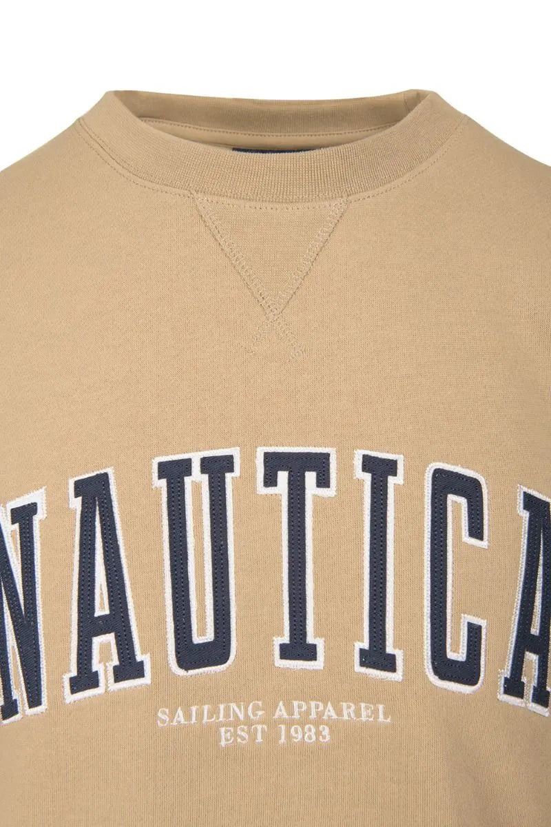 MEN'S SWEATSHIRT BRAYDEN BEIGE CLASSIC FIT n1k01296(204)