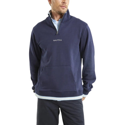 Nautica Banff 1/4 Zip Top dark navy n1m01685(459)