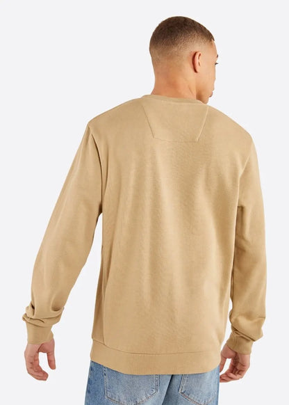 MEN'S SWEATSHIRT BRAYDEN BEIGE CLASSIC FIT n1k01296(204)