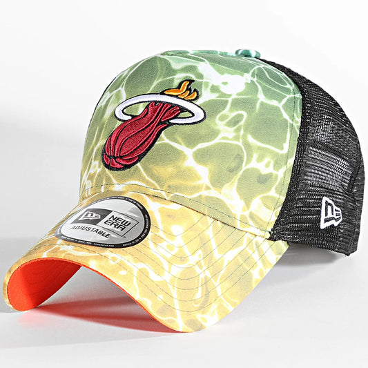 Casquette Trucker Summer City Miami Heat Vert